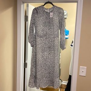Brand new j crew polka dot dress